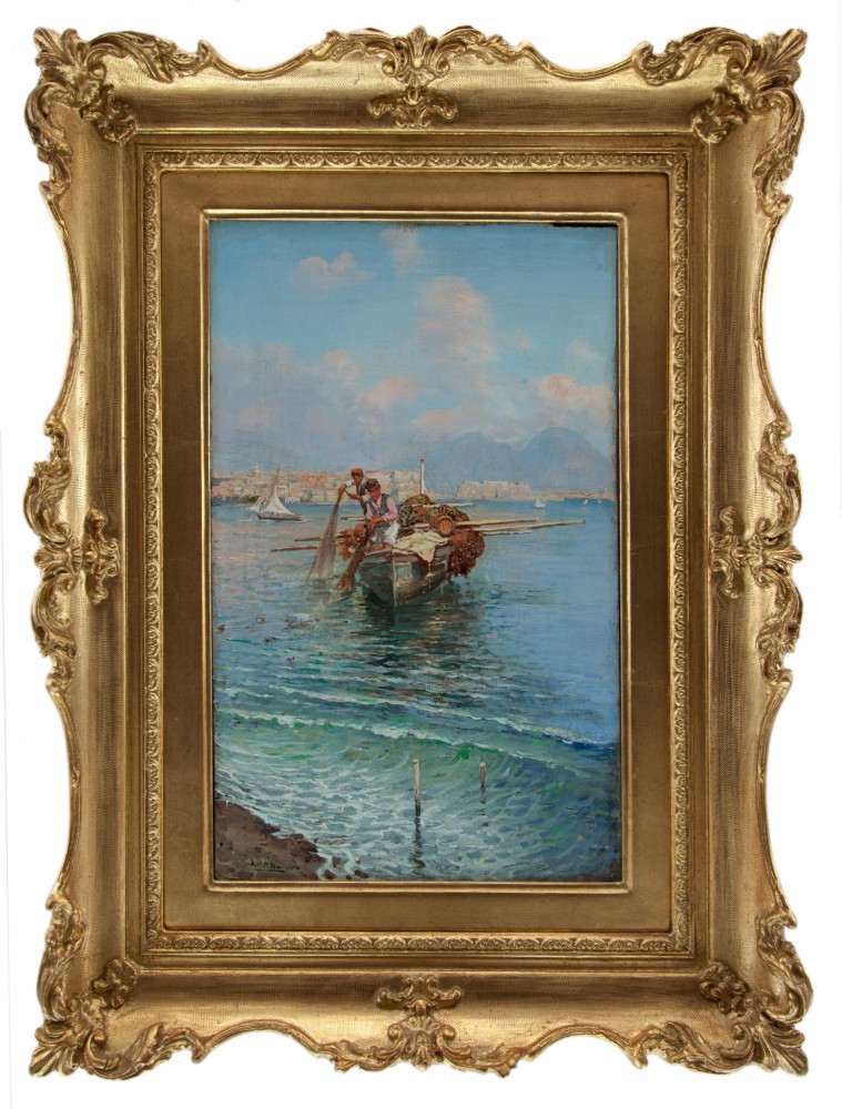 attilio pratella: Pescatori a Napoli